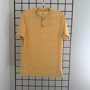 Nike Men's Polo in Soft Yellow